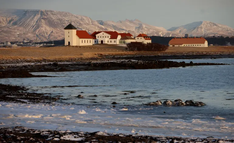 A general view of Bessastadir, the residency of the President of Iceland near Reykjavik, Iceland, January 17, 2024 REUTERS/Phil Noble/File Photo