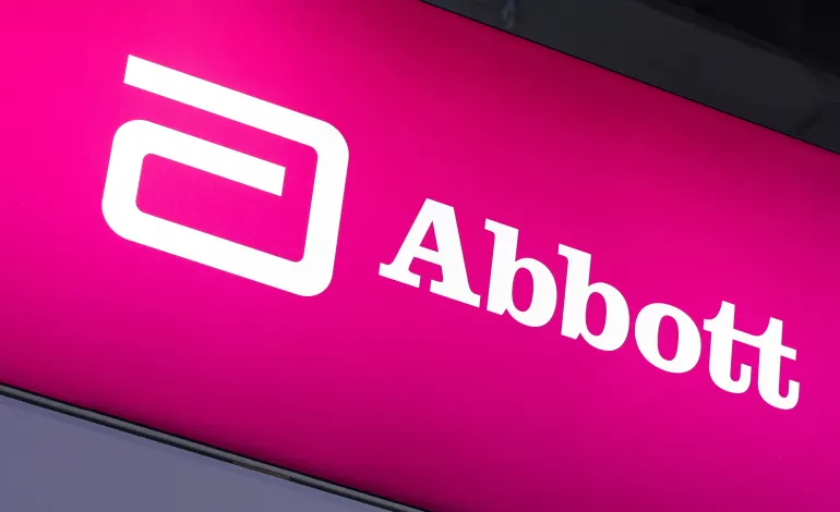 A logo of Abbott at the company’s booth at the 8th China International Import Expo (CIIE) in Shanghai, China, November 6, 2025.Maxim Shemetov