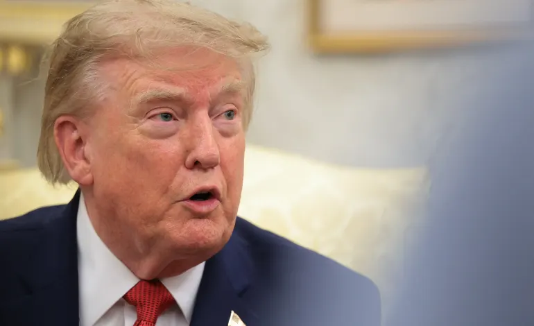 U.S. President Donald Trump in the Oval Office at the White House in Washington, D.C., U.S., August 17, 2026. Kylie Cooper