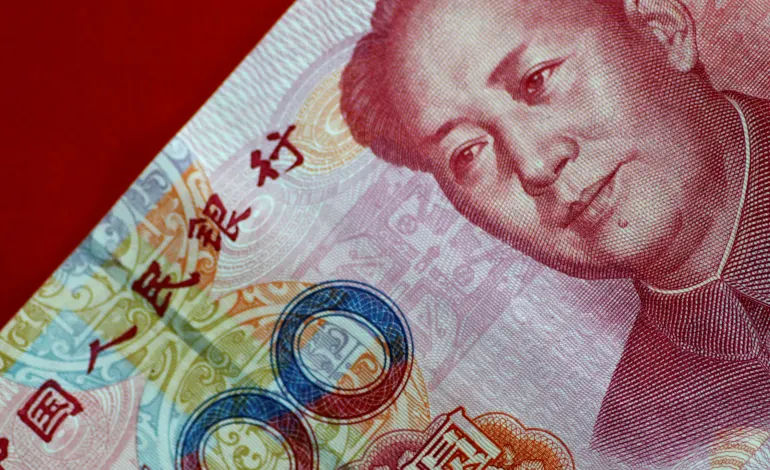 A China yuan note is seen in this illustration photo May 31, 2017.  Thomas White/Illustration