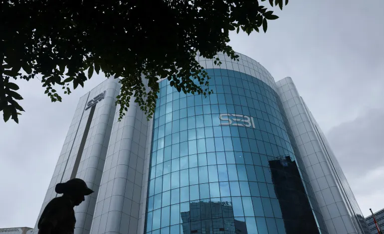 A security guard walks in front of the Securities and Exchange Board of India (SEBI) headquarters in Mumbai, India, September 12, 2025. Francis Mascarenhas