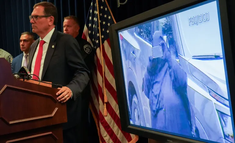 First Assistant U.S. Attorney John A. Sarcone III speaks during a press conference to announce the arrest of a woman accused of plotting to attack the New York State Capitol building in Albany, at the U.S. Courthouse in Albany, New York, U.S., August 20, 2026. According to a criminal complaint, Jessica Bowie, 35, allegedly pledged allegiance to ISIS and planned an attack on the Capitol building. REUTERS/Cindy Schultz